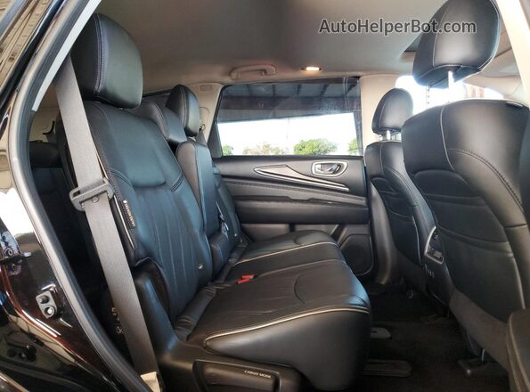 5N1DL0MN5LC500880 2020 INFINITI QX60 Black Rear interior view