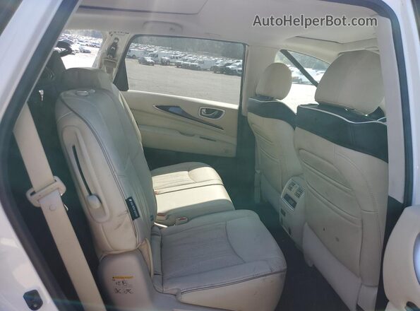 5N1DL0MN5LC506792 2020 INFINITI QX60 White Սալոնի հետևի տեսք