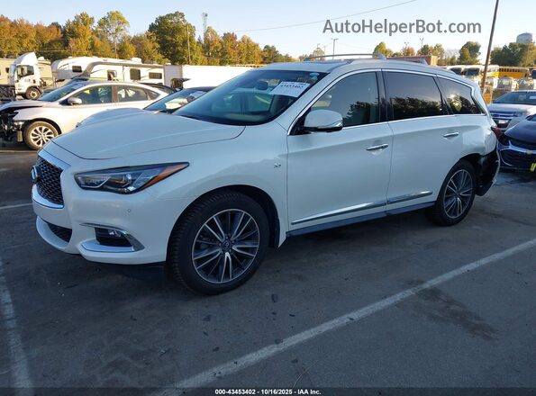 5N1DL0MN5LC546838 2020 INFINITI QX60 White Front left
