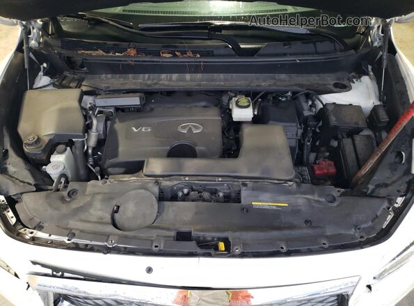 5N1DL0MN6LC545777 2020 INFINITI QX60 White Engine compartment view