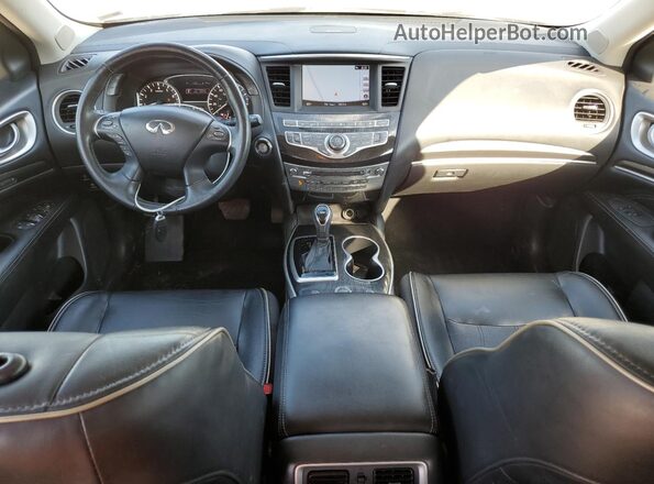 5N1DL0MN7HC526677 2017 INFINITI QX60 Silver Vista del salpicadero