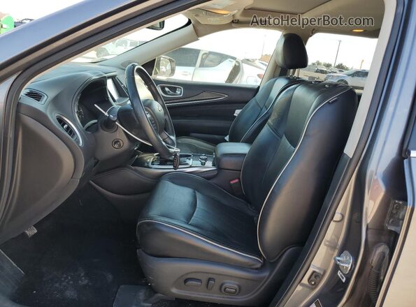 5N1DL0MN7HC526677 2017 INFINITI QX60 Silver Vista interior delantera