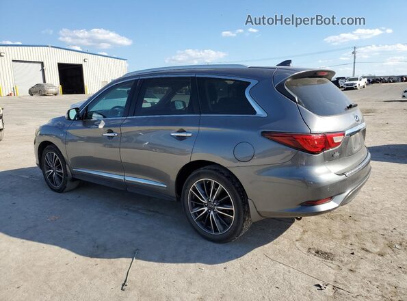 5N1DL0MN7HC526677 2017 INFINITI QX60 Silver Trasero izquierdo