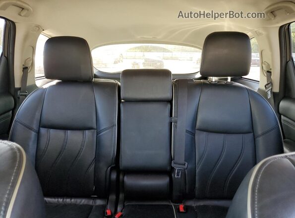 5N1DL0MN7HC526677 2017 INFINITI QX60 Silver Vista de los asientos traseros