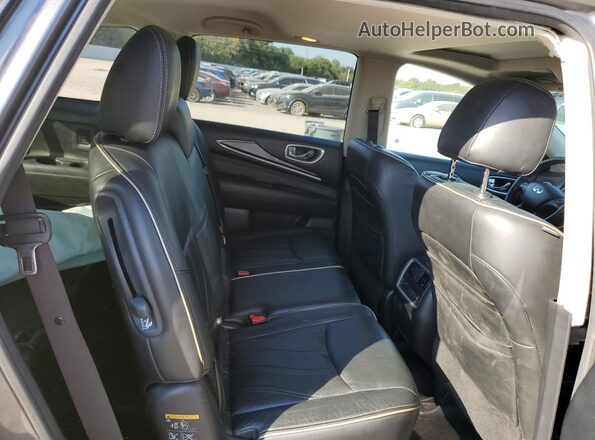 5N1DL0MN7HC526677 2017 INFINITI QX60 Silver Vista interior trasera