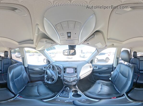 5N1DL0MN7HC526677 2017 INFINITI QX60 Silver Vista interior de 360 grados