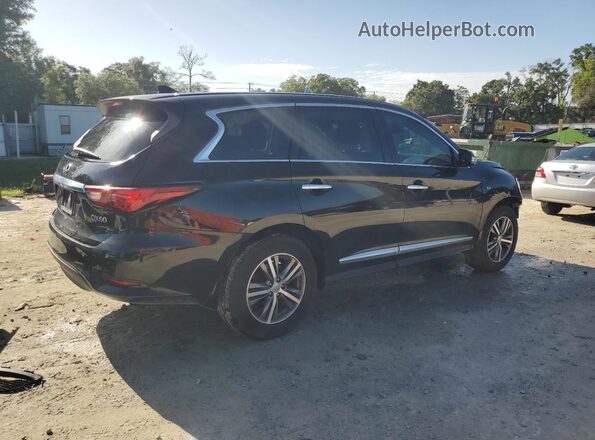 5N1DL0MN7LC549000 2020 INFINITI QX60 Black Հետևի աջ