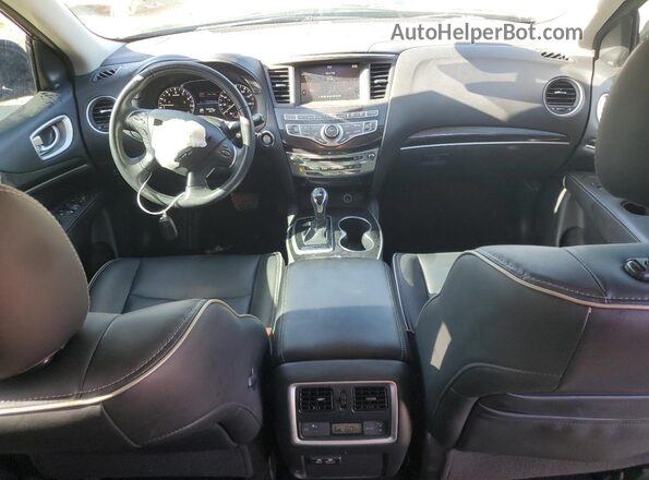 5N1DL0MN7LC549000 2020 INFINITI QX60 Black Առջևի վահանակի տեսք