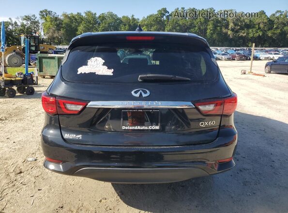 5N1DL0MN7LC549000 2020 INFINITI QX60 Black Հետևի տեսք