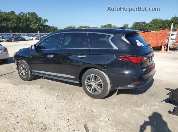 5N1DL0MN7LC549000 2020 INFINITI QX60 Black Հետևի ձախ