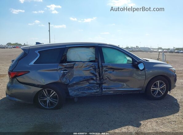 5N1DL0MN8LC507760 2020 INFINITI QX60 Gray Вид задньої частини салону