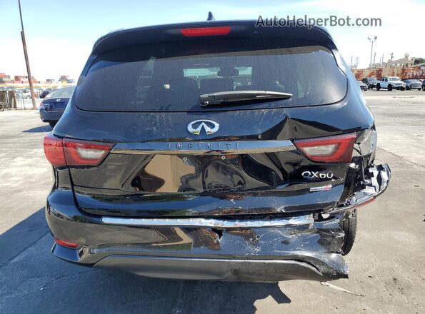 5N1DL0MN8LC525742 2020 INFINITI QX60 Black უკანა ხედი