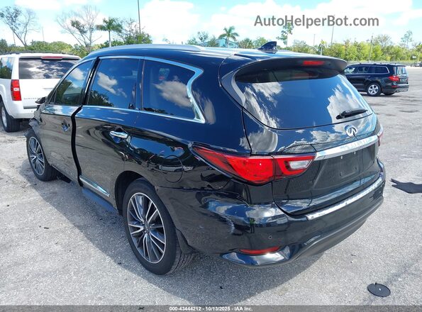5N1DL0MN8LC539236 2020 INFINITI QX60 Black Հետևի ձախ