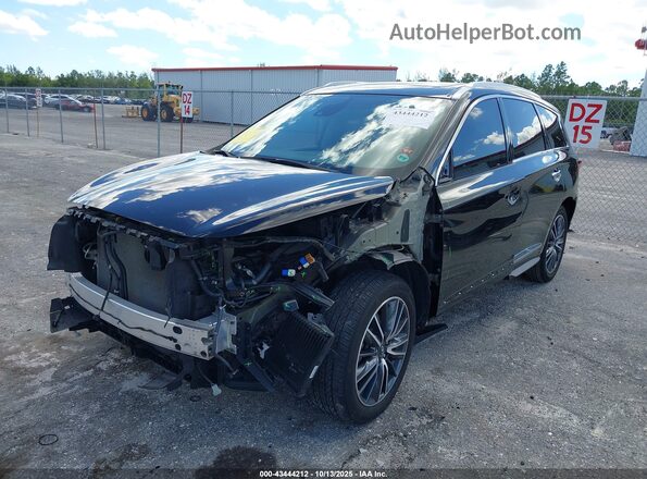 5N1DL0MN8LC539236 2020 INFINITI QX60 Black Առջևի ձախ երեք քառորդ տեսարան