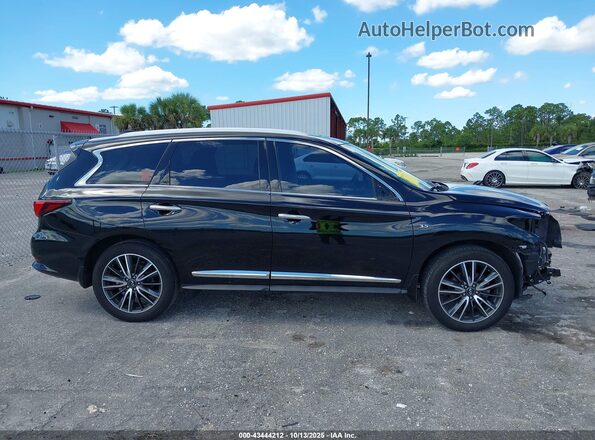 5N1DL0MN8LC539236 2020 INFINITI QX60 Black Սալոնի 360 աստիճան տեսք