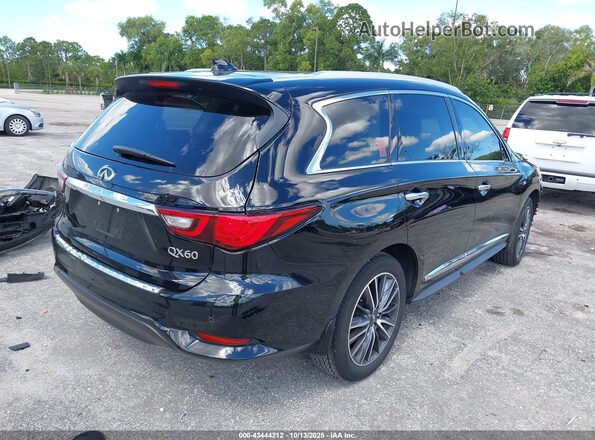 5N1DL0MN8LC539236 2020 INFINITI QX60 Black Հետևի աջ