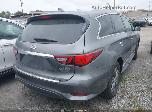 5N1DL0MN9LC537026 2020 INFINITI QX60 Gray Rear right