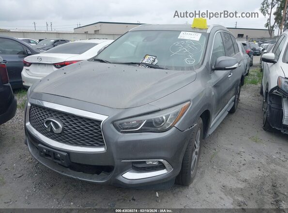 5N1DL0MN9LC537026 2020 INFINITI QX60 Gray Front left
