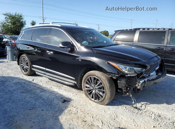 5N1DL0MNXHC528150 2017 INFINITI QX60 Black Przód prawy