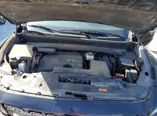 5N1DL0MNXHC528150 2017 INFINITI QX60 Black Widok komory silnika