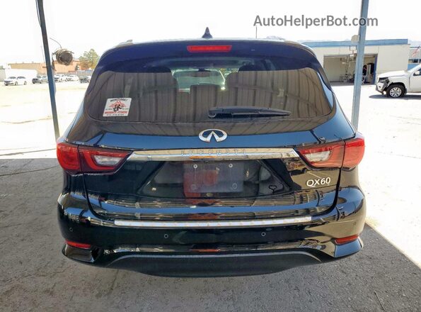 5N1DL0MNXLC549010 2020 INFINITI QX60 Black Rear view