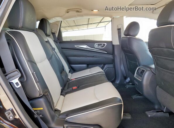 5N1DL0MNXLC549010 2020 INFINITI QX60 Black Rear interior view