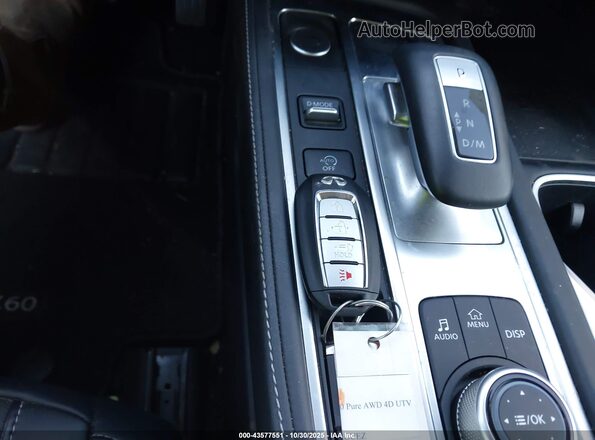 5N1DL1ES1PC368720 2023 INFINITI QX60 Gray Առջևի վահանակի տեսք