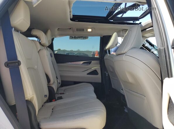 5N1DL1FR5PC345873 2023 INFINITI QX60 White Вид задньої частини салону