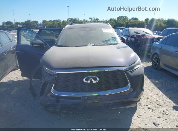 5N1DL1FS2NC341697 2022 INFINITI QX60 Blue ხელსაწყოთა პანელის ხედი