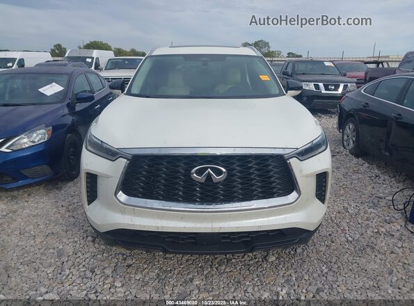 5N1DL1FS4RC337351 2024 INFINITI QX60 White ხელსაწყოთა პანელის ხედი