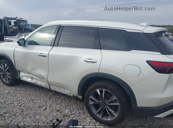 5N1DL1FS4RC337351 2024 INFINITI QX60 White სალონის 360-გრადუსიანი ხედი