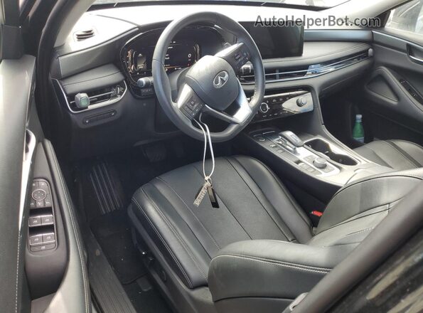5N1DL1FS6PC331869 2023 INFINITI QX60 Black Dashboard view