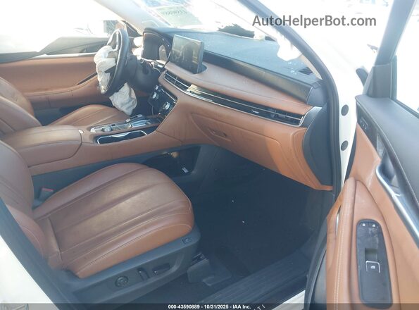 5N1DL1GS3PC367808 2023 INFINITI QX60 White Vista interior delantera