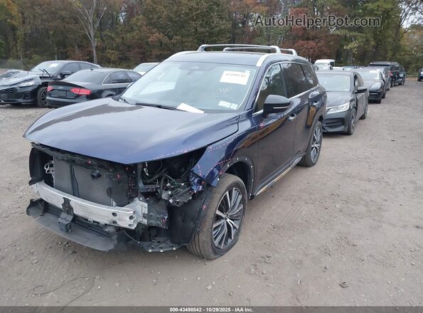 5N1DL1GS6NC340471 2022 INFINITI QX60 Dark Blue Передня ліва чверть