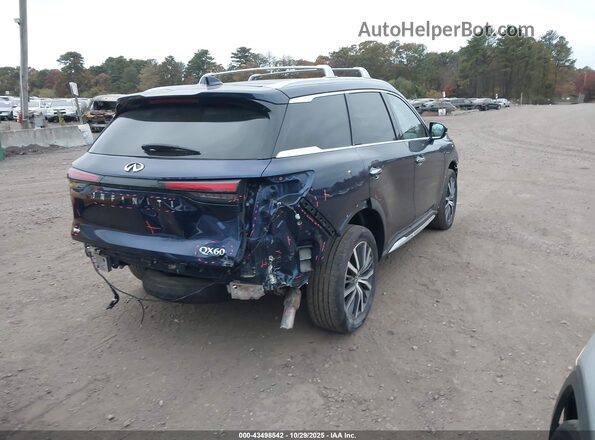 5N1DL1GS6NC340471 2022 INFINITI QX60 Dark Blue Задня права чверть