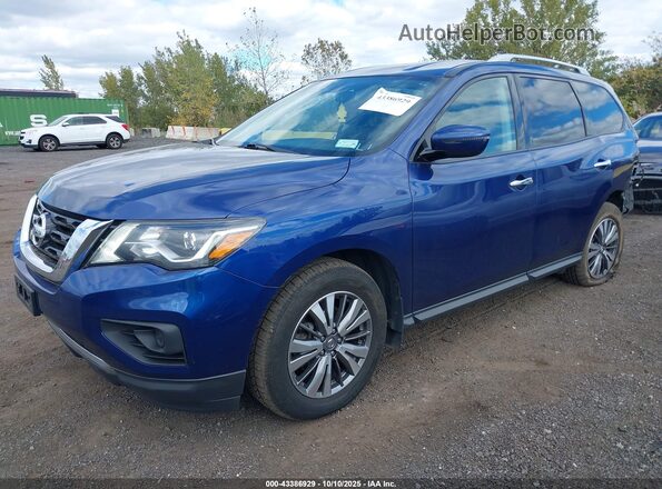 5N1DR2AM4LC630901 2020 NISSAN PATHFINDER Синий Передняя левая четверть