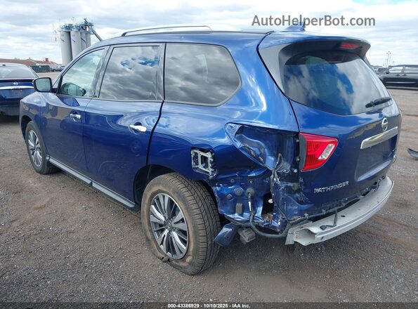5N1DR2AM4LC630901 2020 NISSAN PATHFINDER Синий Задняя левая четверть
