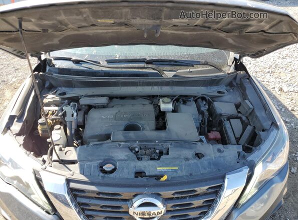 5N1DR2AM8LC599796 2020 NISSAN PATHFINDER Gray ძრავის განყოფილების ხედი