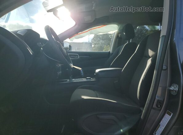 5N1DR2AM9LC581596 2020 NISSAN PATHFINDER Gray Front interior view