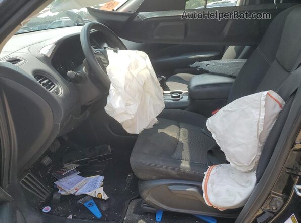 5N1DR2AM9LC625029 2020 NISSAN PATHFINDER Black Front interior view
