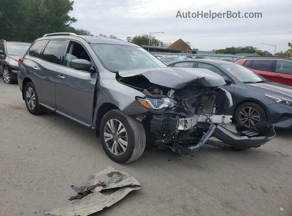 5N1DR2AMXLC649503 2020 NISSAN PATHFINDER Gray Передня права чверть