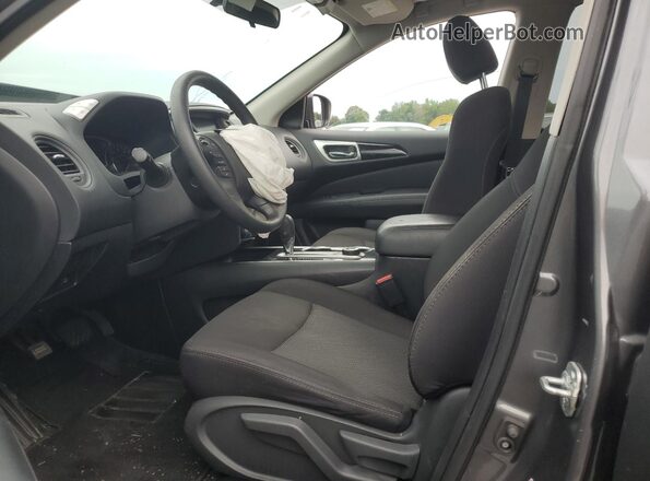 5N1DR2AMXLC649503 2020 NISSAN PATHFINDER Gray Вид салону спереду