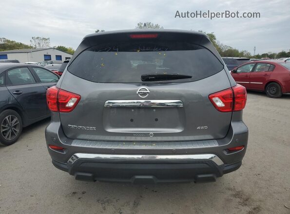5N1DR2AMXLC649503 2020 NISSAN PATHFINDER Gray Вид ззаду