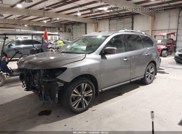 5N1DR2AN5LC607684 2020 NISSAN PATHFINDER Серый Передняя левая четверть