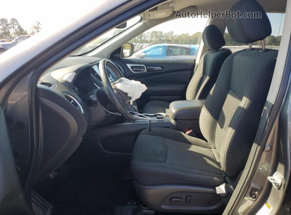 5N1DR2BM2LC578358 2020 NISSAN PATHFINDER Gray Вид салону спереду