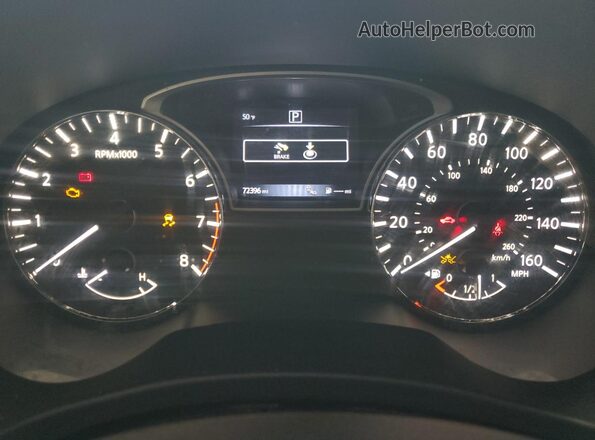 5N1DR2BN0LC601144 2020 NISSAN PATHFINDER Белый Вид щитка приборов