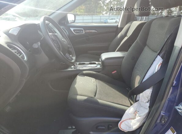 5N1DR2BN7LC628423 2020 NISSAN PATHFINDER Blue Front interior view