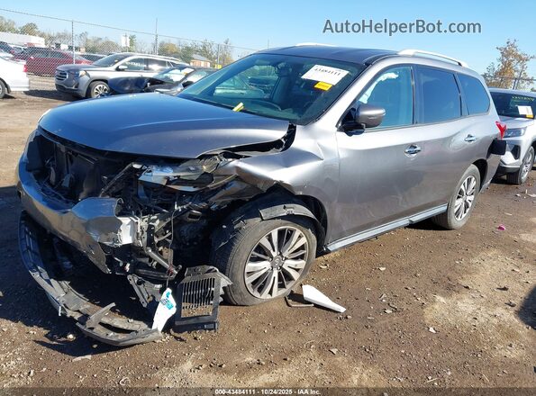 5N1DR2BN8LC591012 2020 NISSAN PATHFINDER Gray წინა მარცხენა ხედი სამი მეოთხედიდან