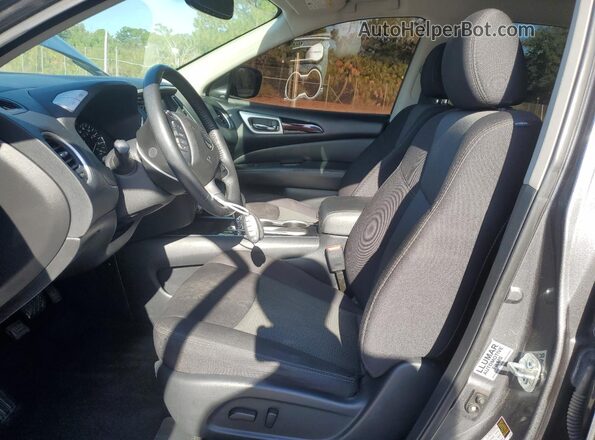 5N1DR2BN8LC608584 2020 NISSAN PATHFINDER Gray Вид салону спереду