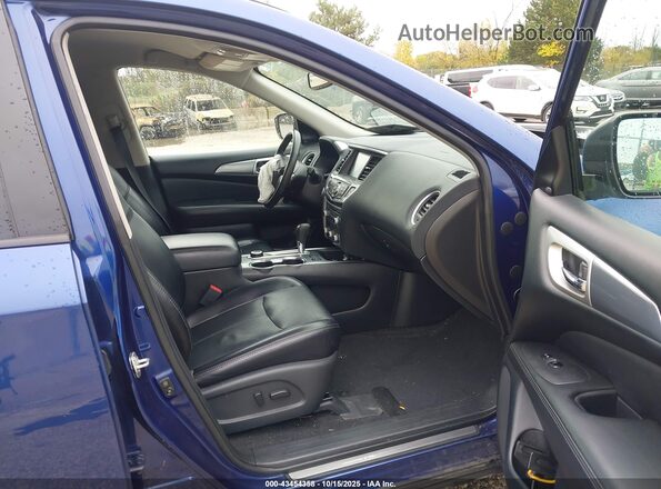 5N1DR2CM5LC606085 2020 NISSAN PATHFINDER Blue Front interior view